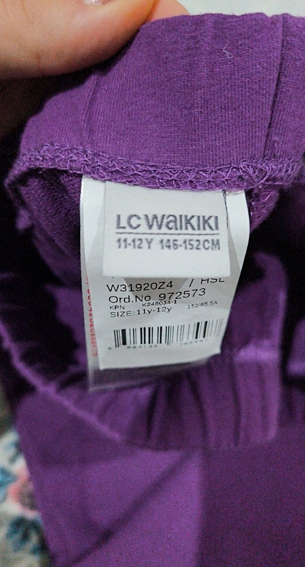 Mor Regular Fit Kız Pantolonu - Görsel 3