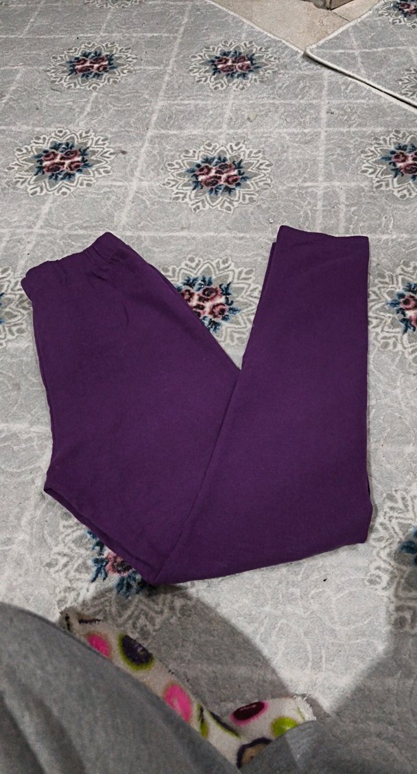 Mor Regular Fit Kız Pantolonu - Görsel 2