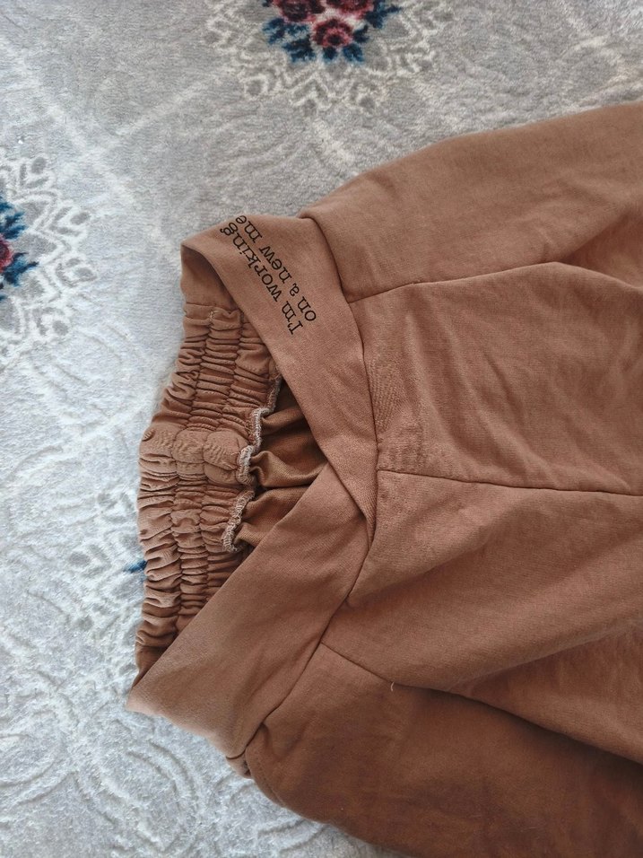 Bej Bol Kesim  Pantolon - Görsel 2