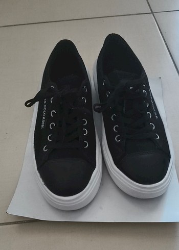 U.S Polo Assn. U.S. Polo Assn. Siyah Platform Kadın Spor Ayakkabı