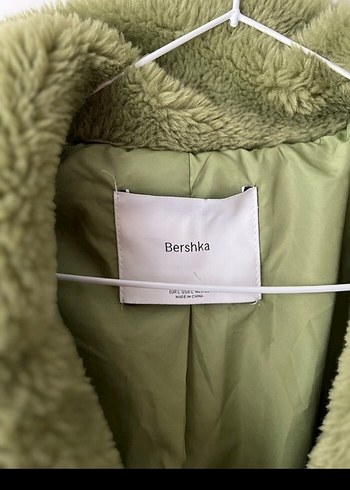 Bershka yeşil kürk - Görsel 3