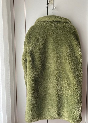 Bershka yeşil kürk - Görsel 2