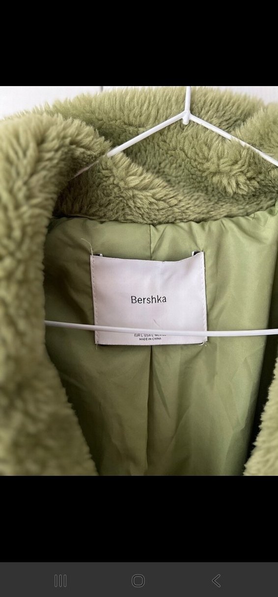 Bershka yeşil kürk - Görsel 3