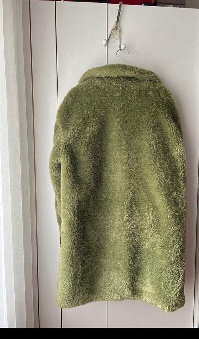 Bershka yeşil kürk - Görsel 2
