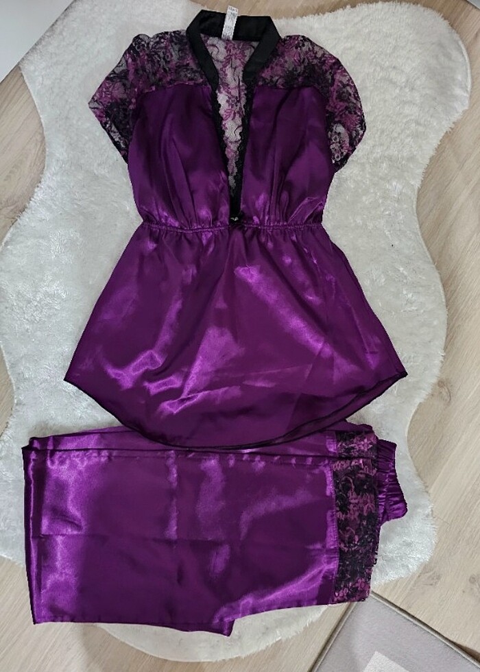 Miorre saten pijama takımı - Görsel 4