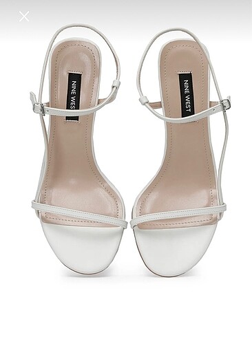 39 Beden beyaz Renk Nine West beyaz topuklu sandalet