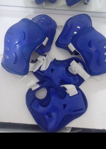 Mavi Plastik Motosiklet Dizlikleri Velcro Bantlı - Görsel 2