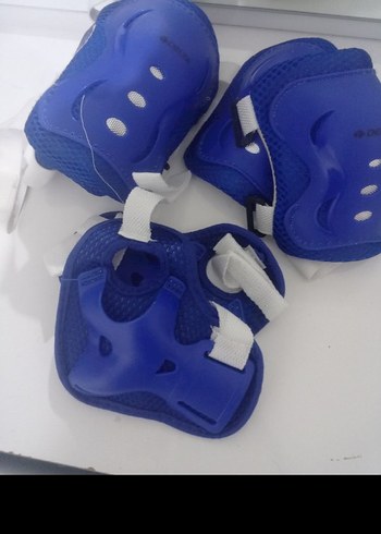 Mavi Plastik Motosiklet Dizlikleri Velcro Bantlı - Görsel 4