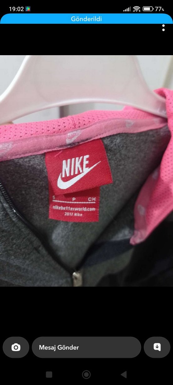 Gri Siyah Fermuarlı Spor Kadın Ceket - Görsel 3