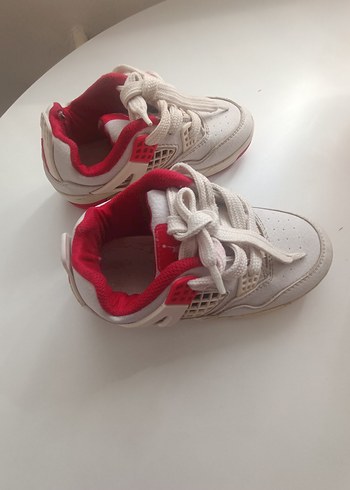 Beyaz Bağcıklı Kız Çocuk Spor Ayakkabı - Görsel 2