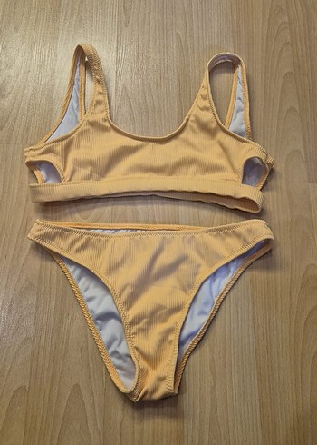 Sarı Strappy Bikini Takımı