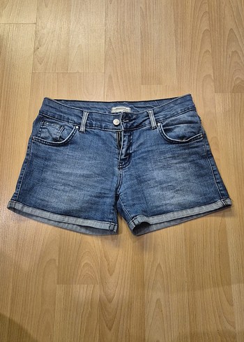 Kadın Mavi Denim Mini Şort