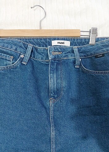 xs Beden Mavı jeans kot etek xs beden