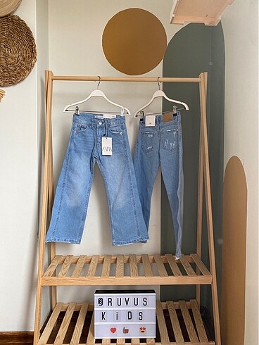 ZARA* FLARED FULL LENGTH JEAN 10 Yaş