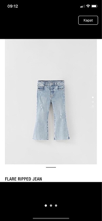 Zara jean pantolon