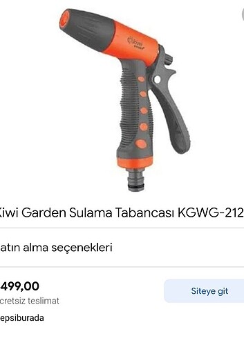 Kiwi Kiwi Garden sulama tabancası seti