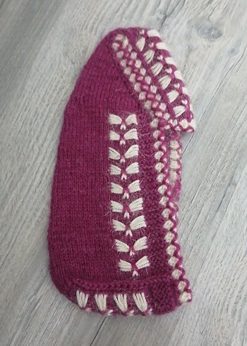 bayan örgü patik - Görsel 3