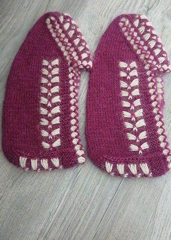 bayan örgü patik - Görsel 2