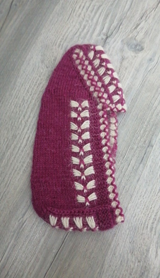 bayan örgü patik - Görsel 3