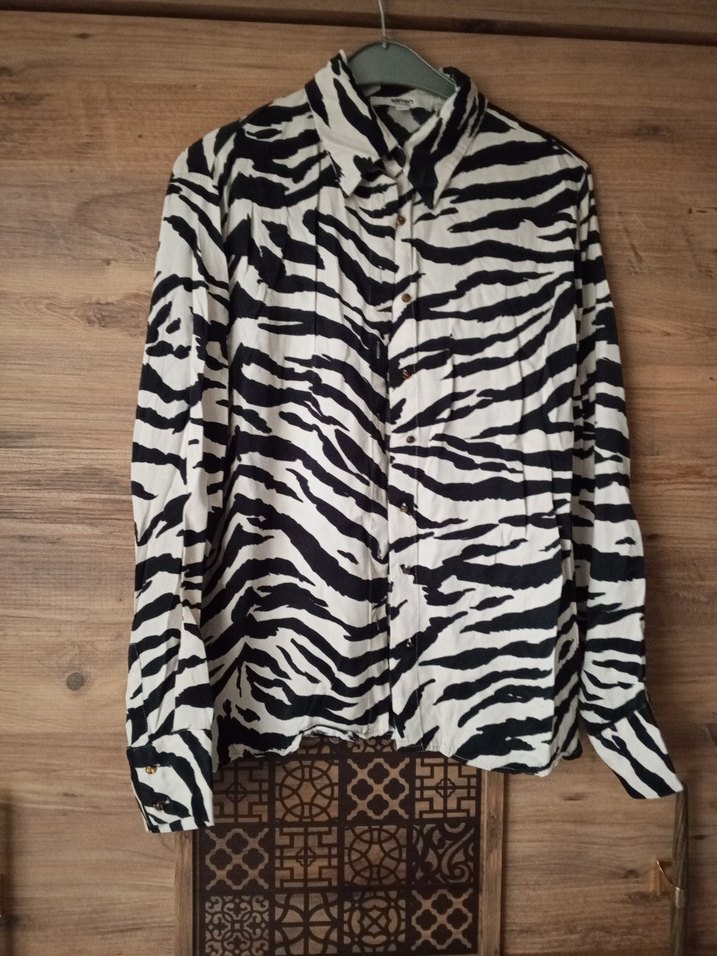 Zebra Desenli Uzun Hamile Tuniği - Görsel 2