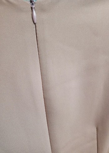 j Uzun Kollu Drapeli Kadın Elbise - Görsel 7