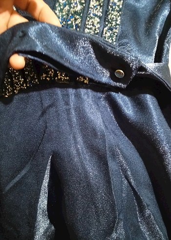 Parlak Mavi dik Yaka - Görsel 5