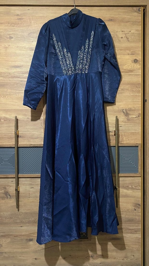 Parlak Mavi dik Yaka - Görsel 4