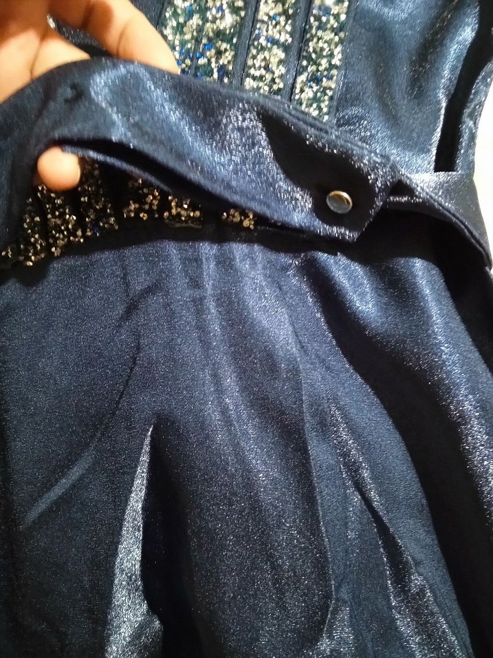 Parlak Mavi dik Yaka - Görsel 5