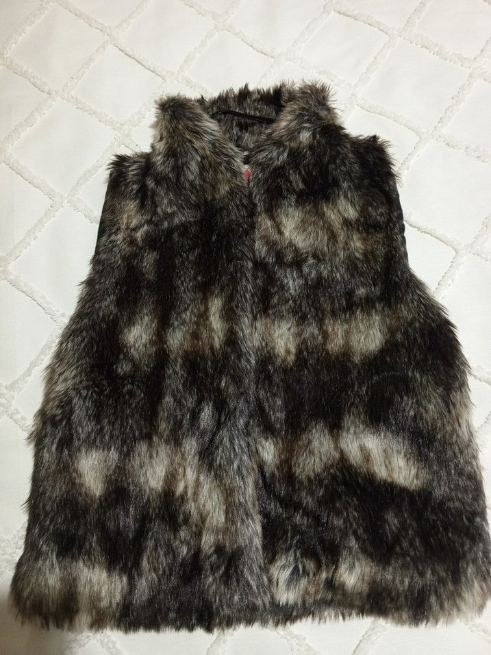 kürk yelek 1 defa giyildi - Görsel 4