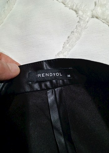 Fermuarlı Siyah Deri Mini Etek - Görsel 4