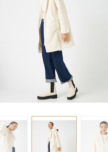 KOTON EKRU KÜRK - Görsel 3