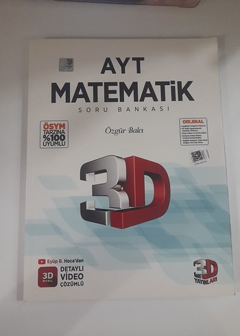 3D AYT MATEMATİK SORU BANKASI