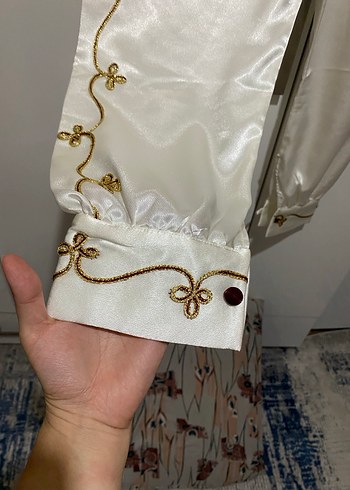 s Beden bordo Renk Bordo Nakışlı Uzun Kadın Hint Elbisesi