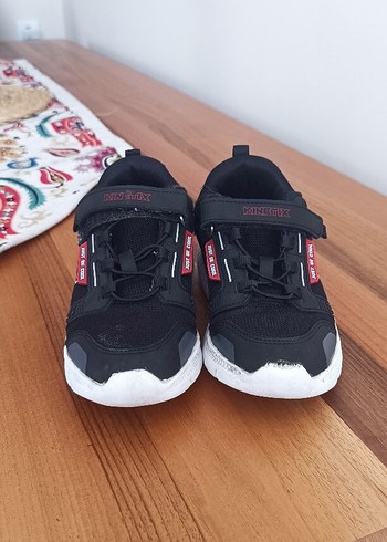 Erkek Çocuk Siyah Kinetix Cırt Cırtlı Spor Ayakkabı