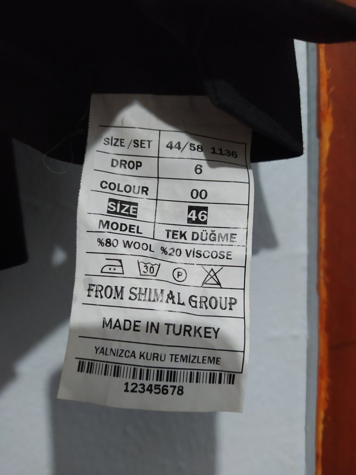 Bordo Kravatlı Siyah Erkek blazer ceket - Görsel 3