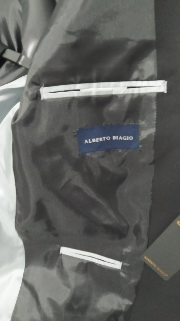 Düğmeli Siyah Erkek Takım Elbise ı - Görsel 3