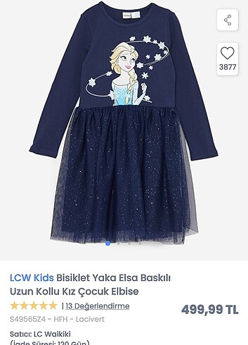 LCW ELSA ELBİSE KOSTÜM