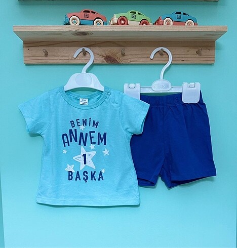 Etiketli 3-6 ay bebek takım