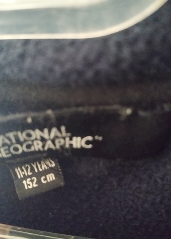 National geographic unisex çocuk Lacivert Fermuarlı Polar Ceket - Görsel 4