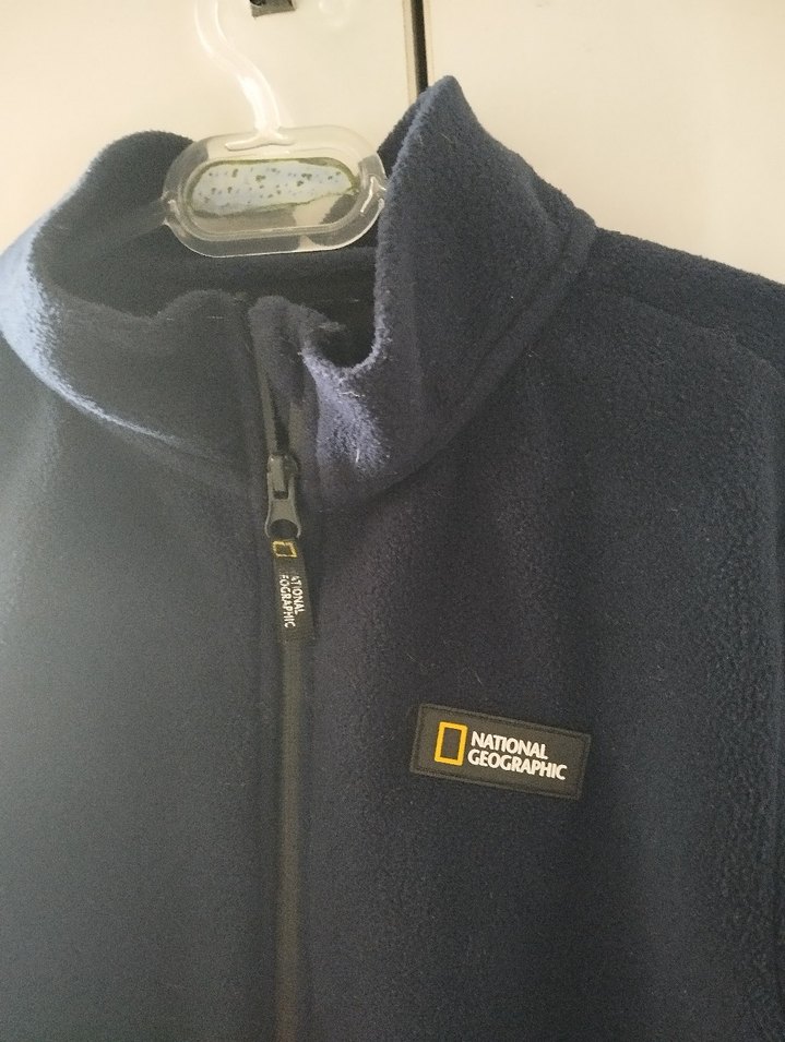 National geographic unisex çocuk Lacivert Fermuarlı Polar Ceket - Görsel 2
