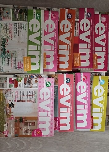 13 adet Evim dergisi