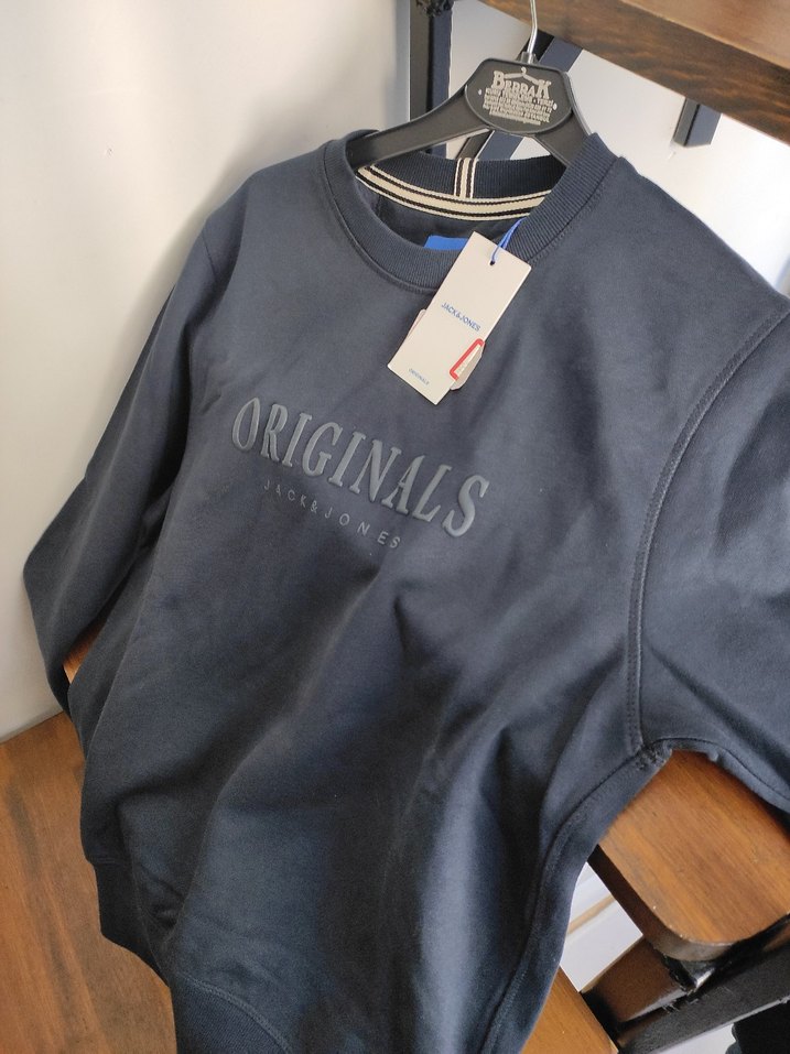 Jack Jones Denim Orijinal Baskılı Sweatshirt - Görsel 3
