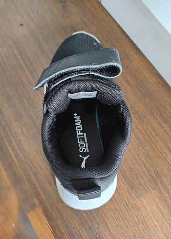 Siyah Cırtlı Erkek Çocuk Spor Ayakkabı - Görsel 4