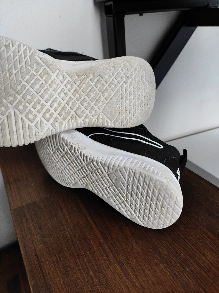 Siyah Cırtlı Erkek Çocuk Spor Ayakkabı - Görsel 5