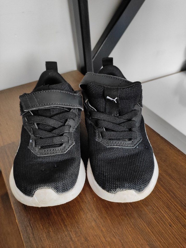 Siyah Cırtlı Erkek Çocuk Spor Ayakkabı - Görsel 2