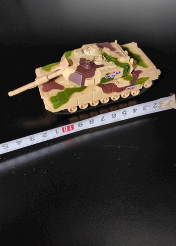 Beyaz Kamuflajlı Oyuncak Tank - Görsel 2