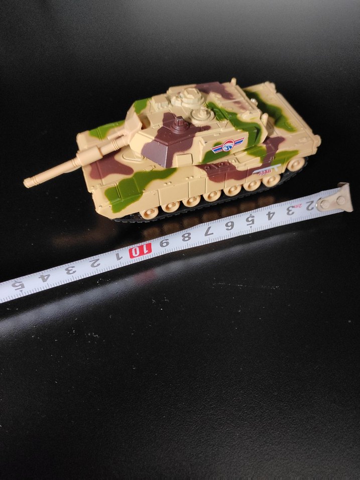 Beyaz Kamuflajlı Oyuncak Tank - Görsel 2