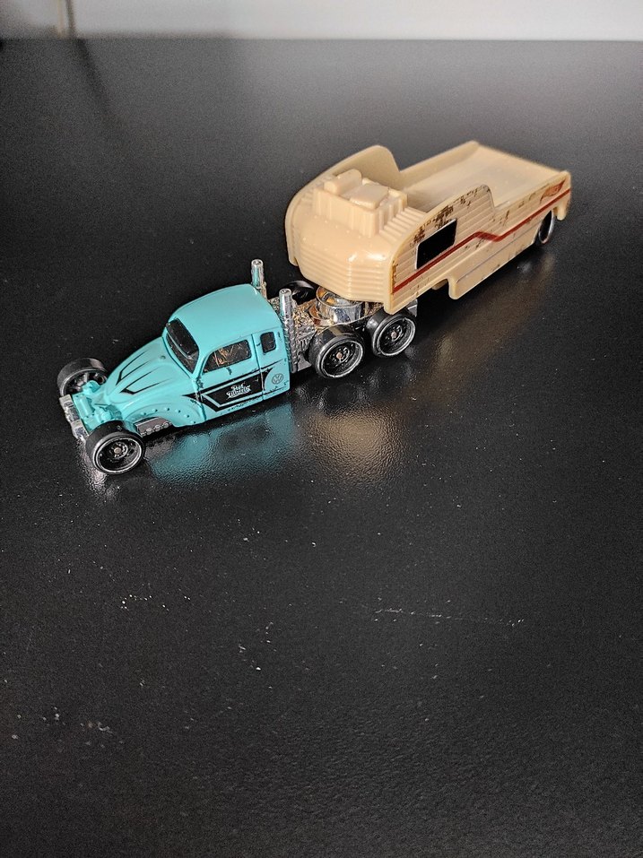 Turkuaz Renkli Oyuncak Kamyonet - Görsel 4