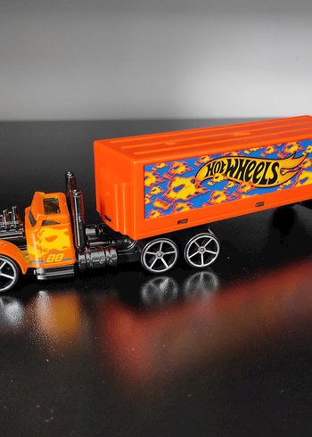 Turuncu Hot Wheels Oyuncak Kamyon - Görsel 4