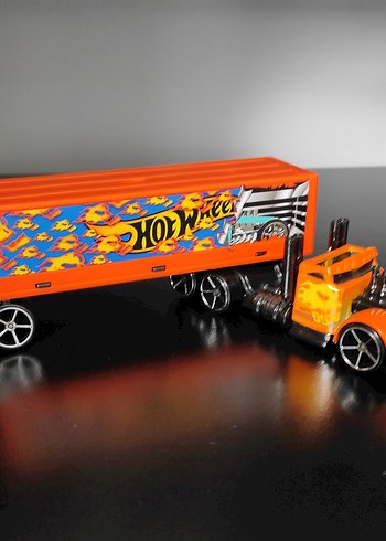 Turuncu Hot Wheels Oyuncak Kamyon - Görsel 2